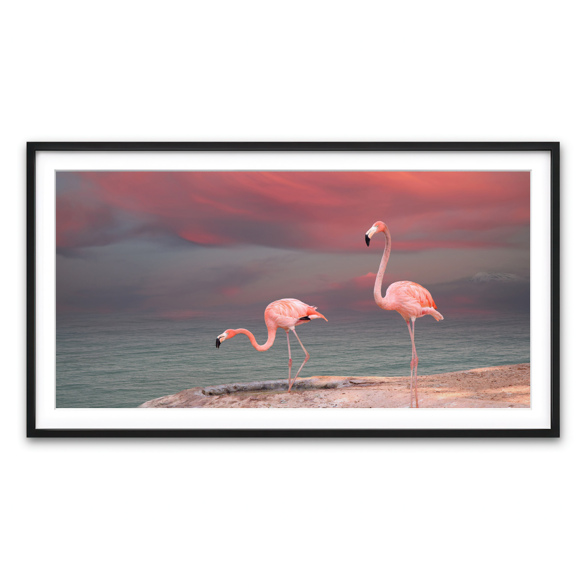 Framed Print 2x1 Black