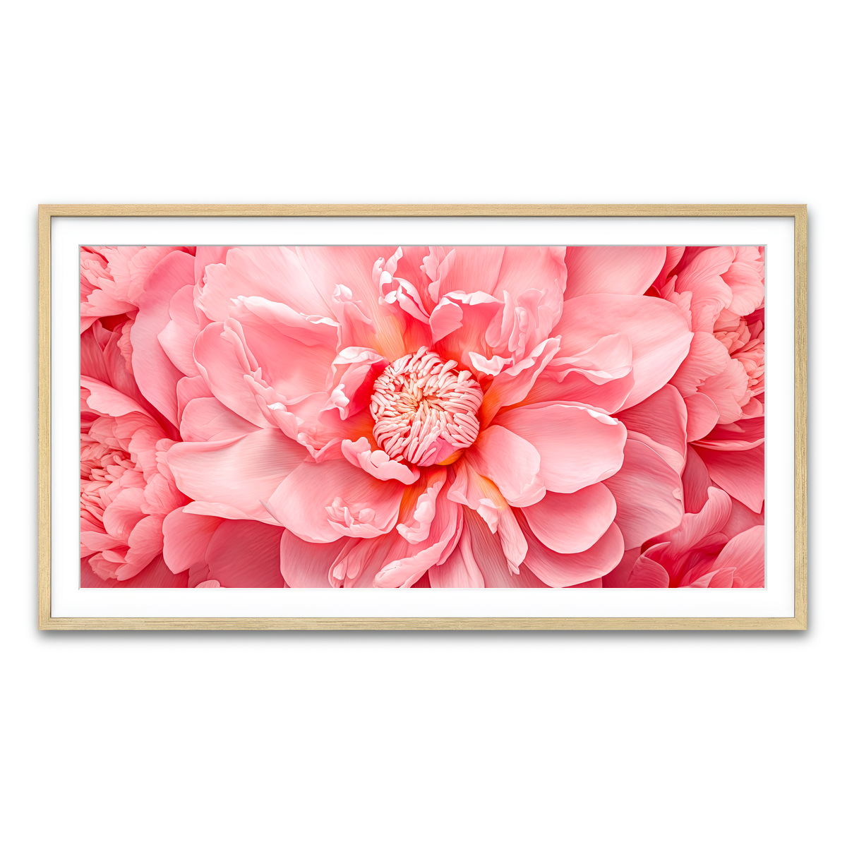 Framed Print 2x1 Natural