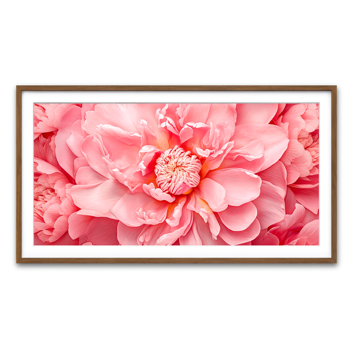 Framed Print 2x1 Walnut