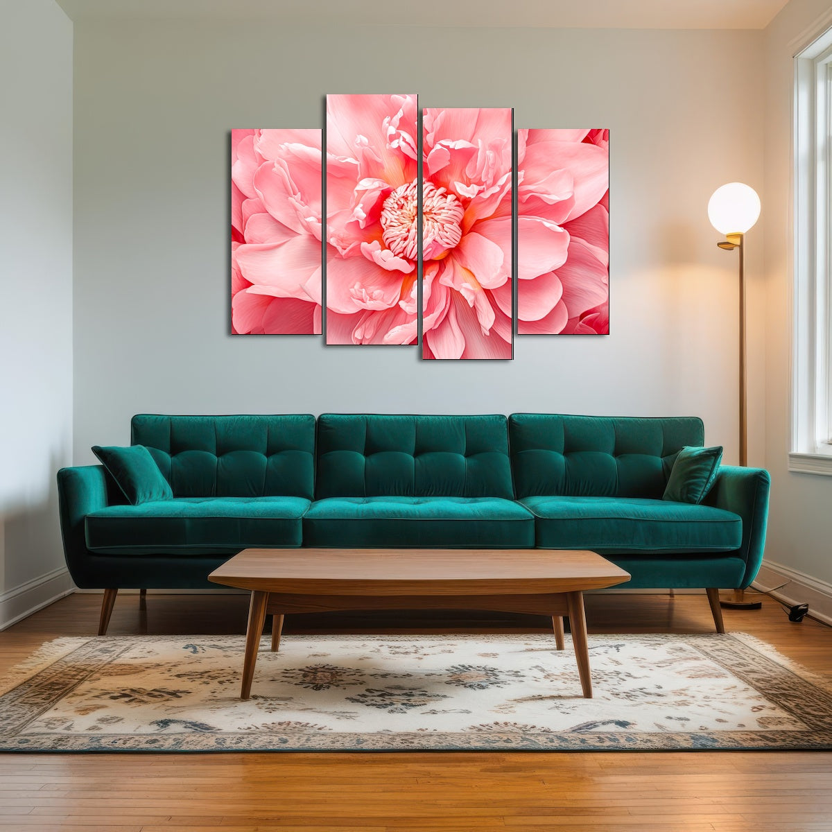 AUTO-MOCKUP ROOM | Pink Flower