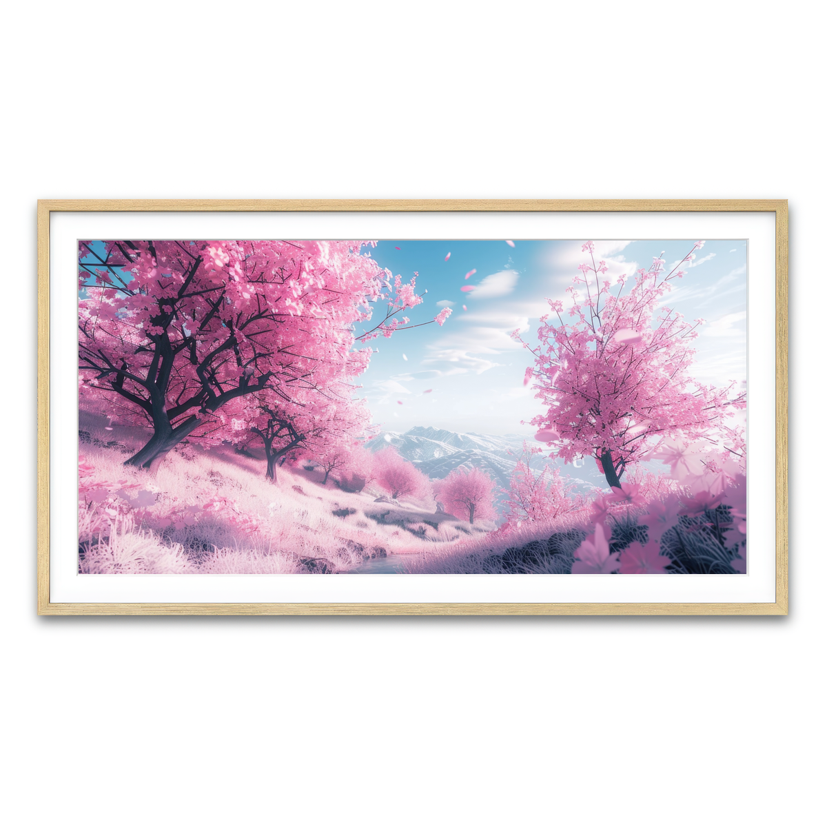 Framed Print 2x1 Natural