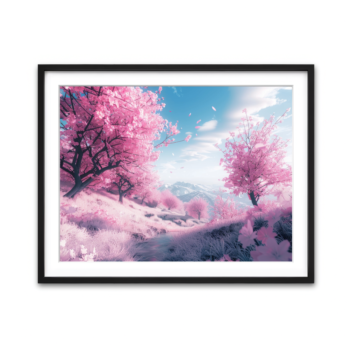 Framed Print 4x3 Black