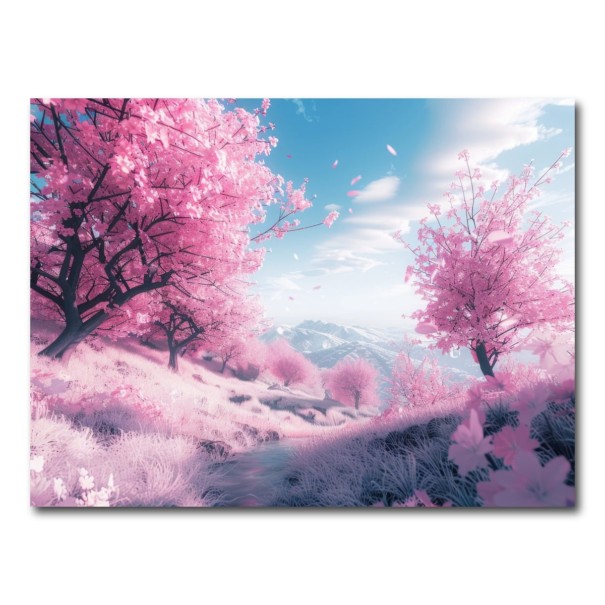 AUTO-MOCKUP WHITE | Pink Forest | 1 Piece | Gallery Wrap Canvas | group=4x3