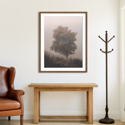 AUTO-MOCKUP ROOM | Pink Haze Wall Art