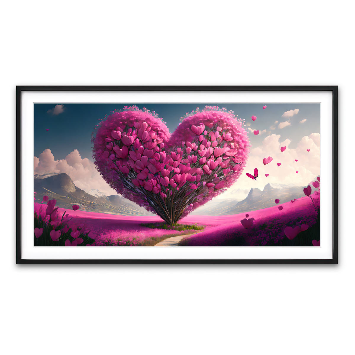 Framed Print 2x1 Black