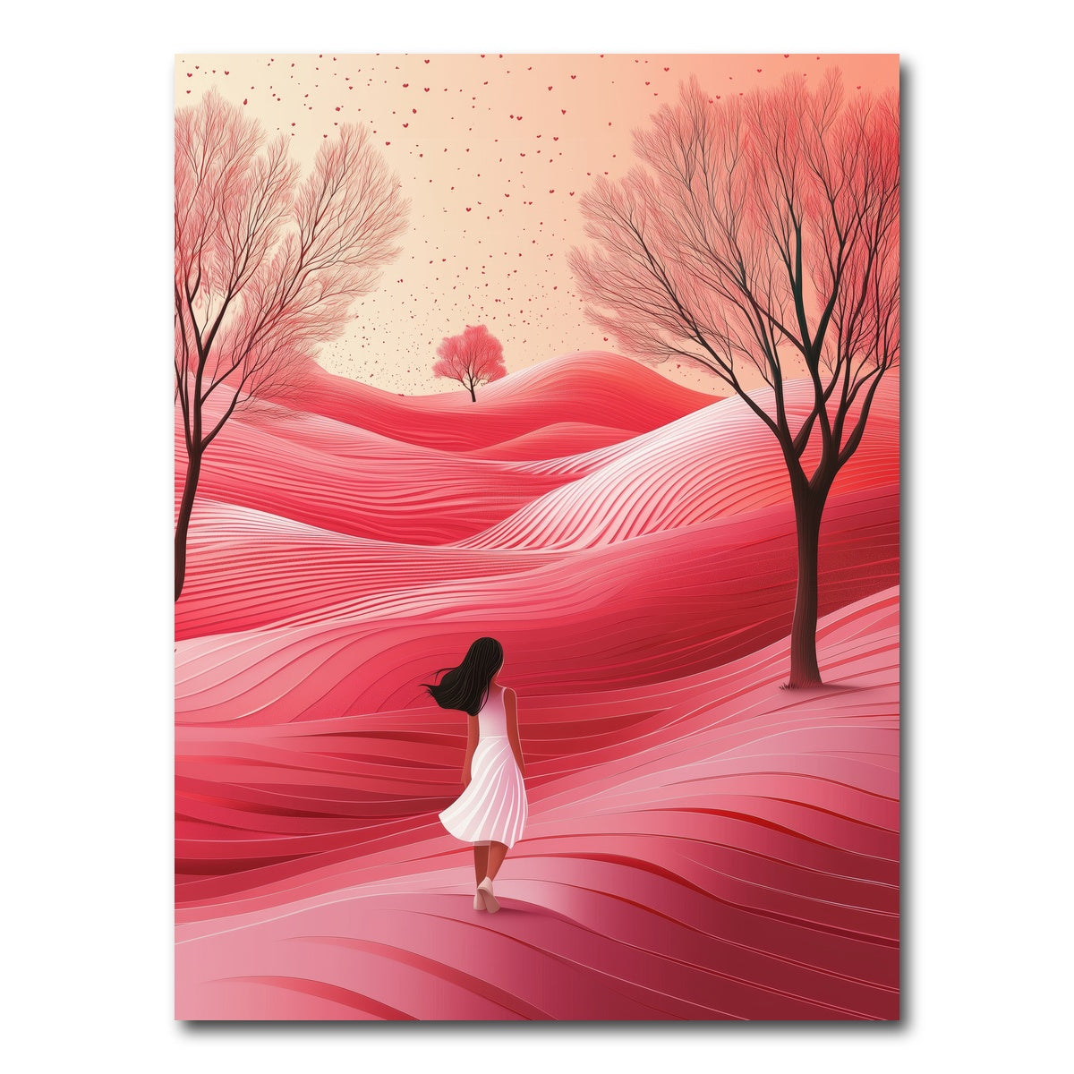 AUTO-MOCKUP WHITE | Pink Hills | 1 Piece | Gallery Wrap Canvas | group=3x4