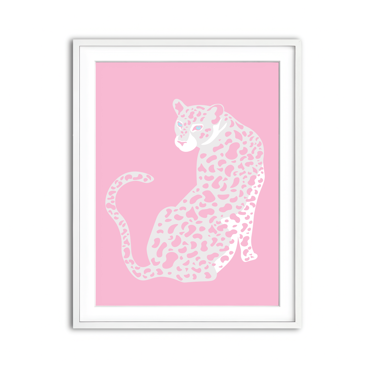 Framed Print 3x4 White