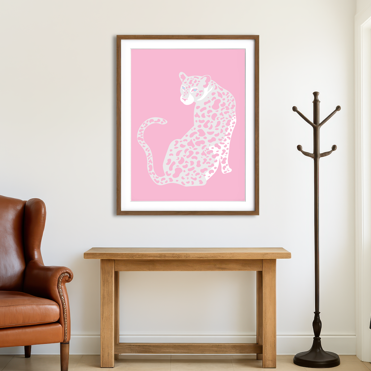 AUTO-MOCKUP ROOM | Pink Is My Favorite Kind Of Wild Wall Art