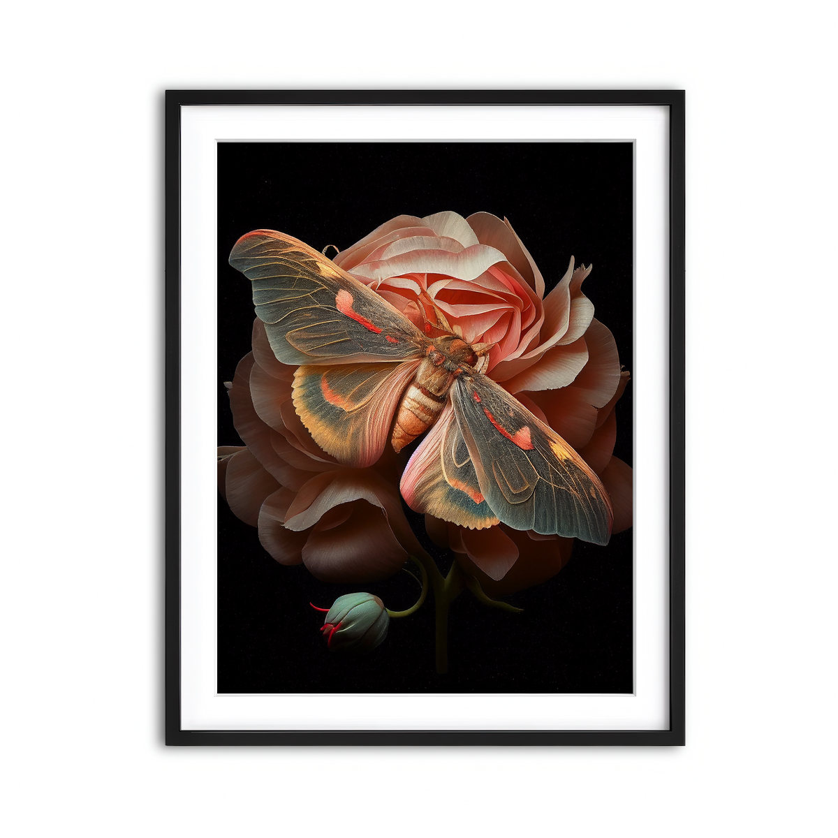 Framed Print 3x4 Black