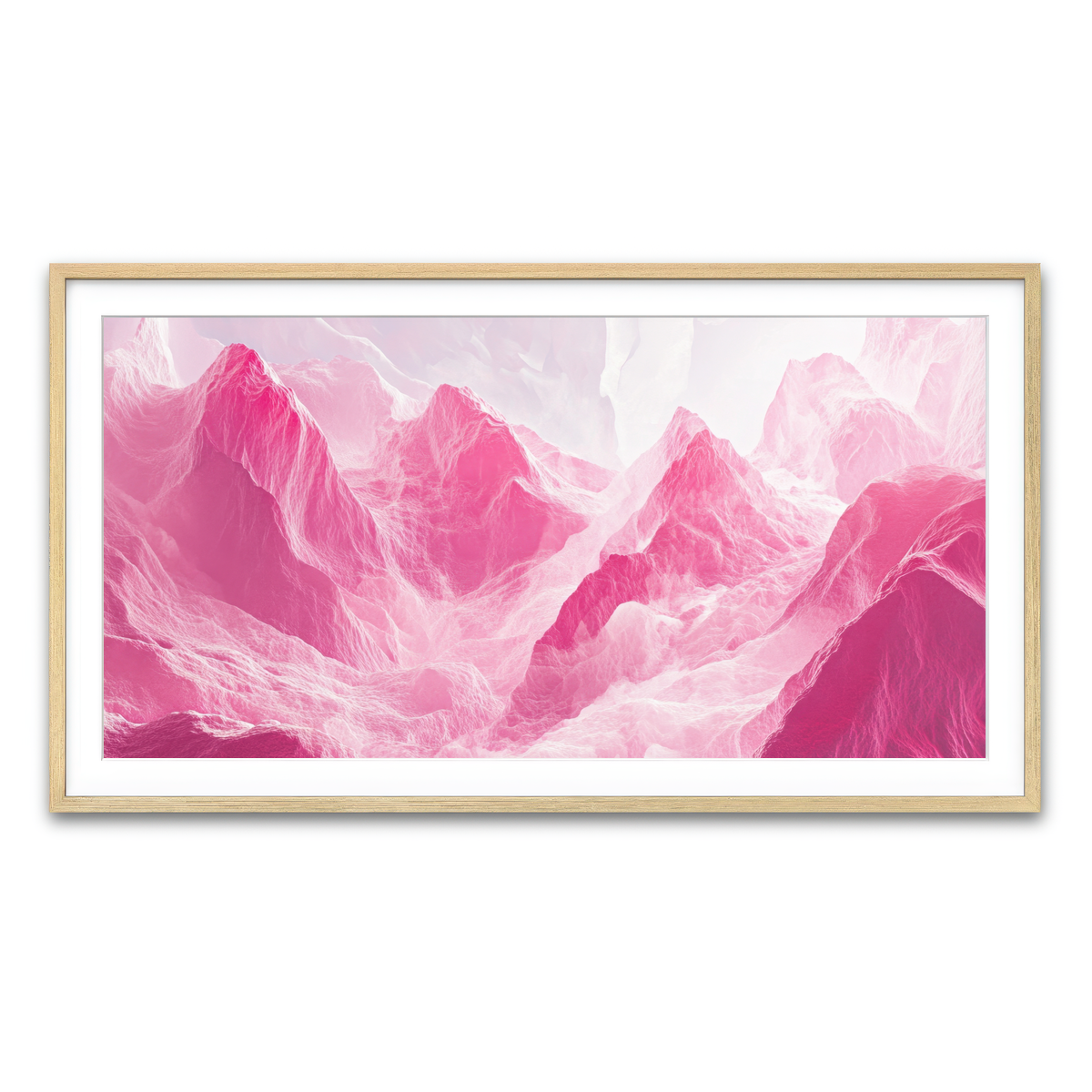 Framed Print 2x1 Natural
