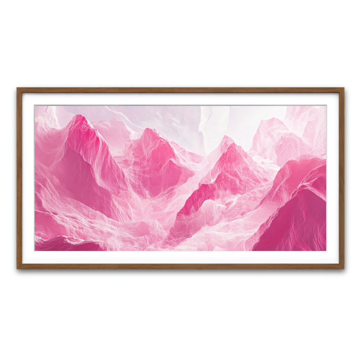 Framed Print 2x1 Walnut