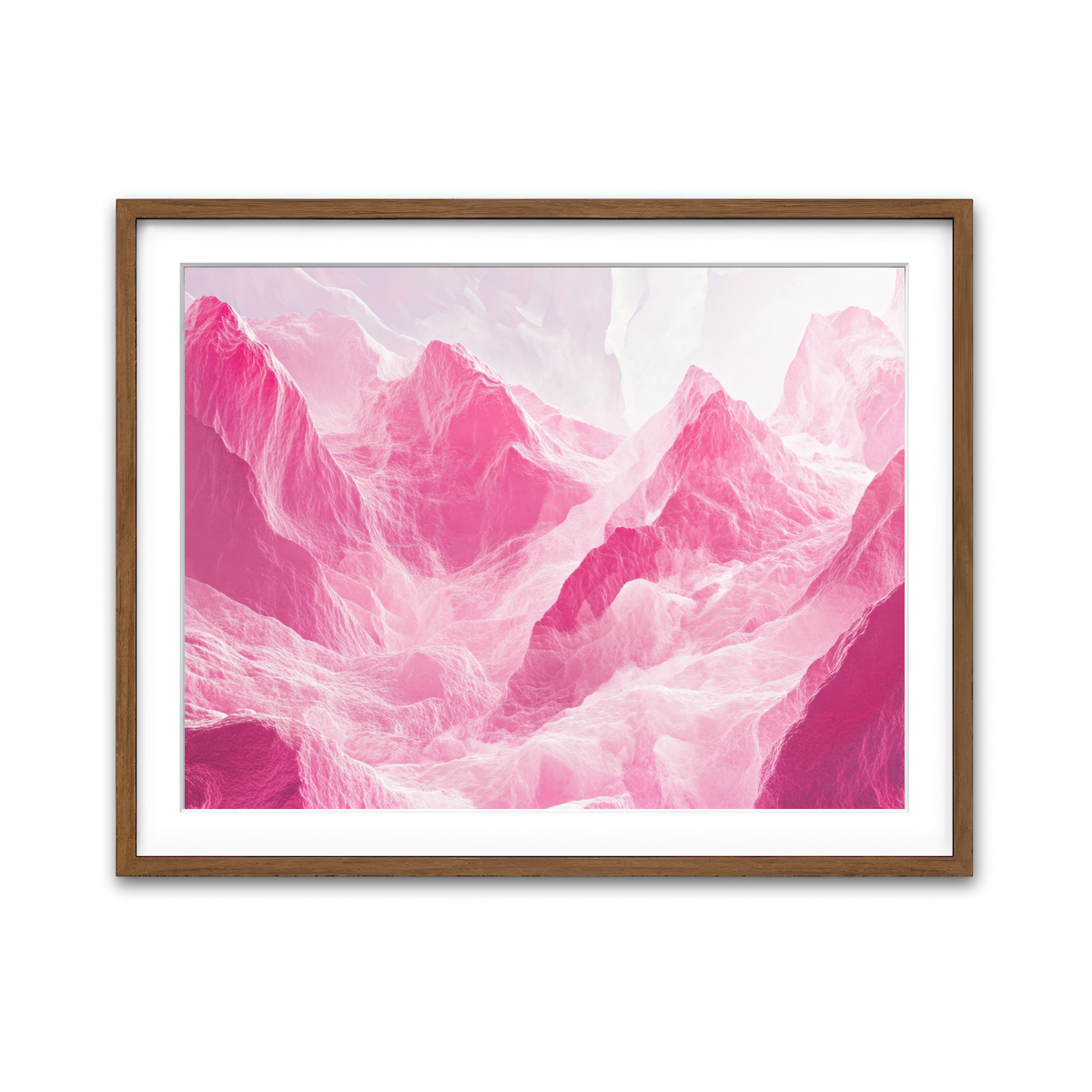 Framed Print 4x3 Walnut