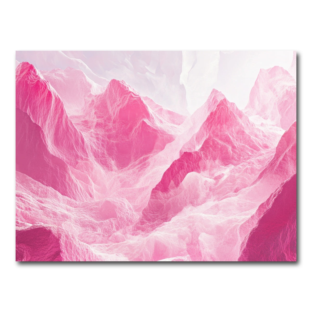 AUTO-MOCKUP WHITE | Pink Mountains | 1 Piece | Gallery Wrap Canvas | group=4x3