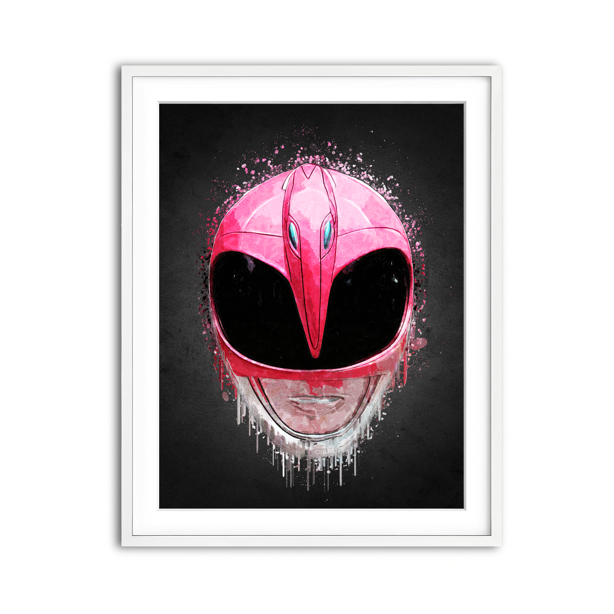 Framed Print 3x4 White