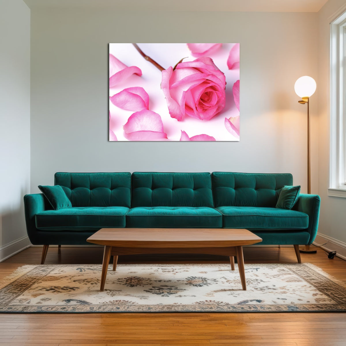 AUTO-MOCKUP ROOM | Pink Rose Petals