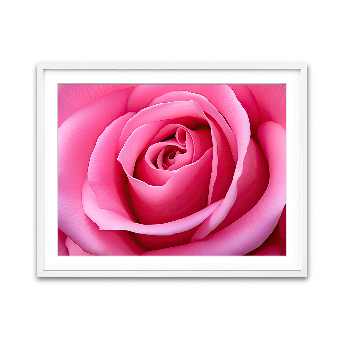 Framed Print 4x3 White