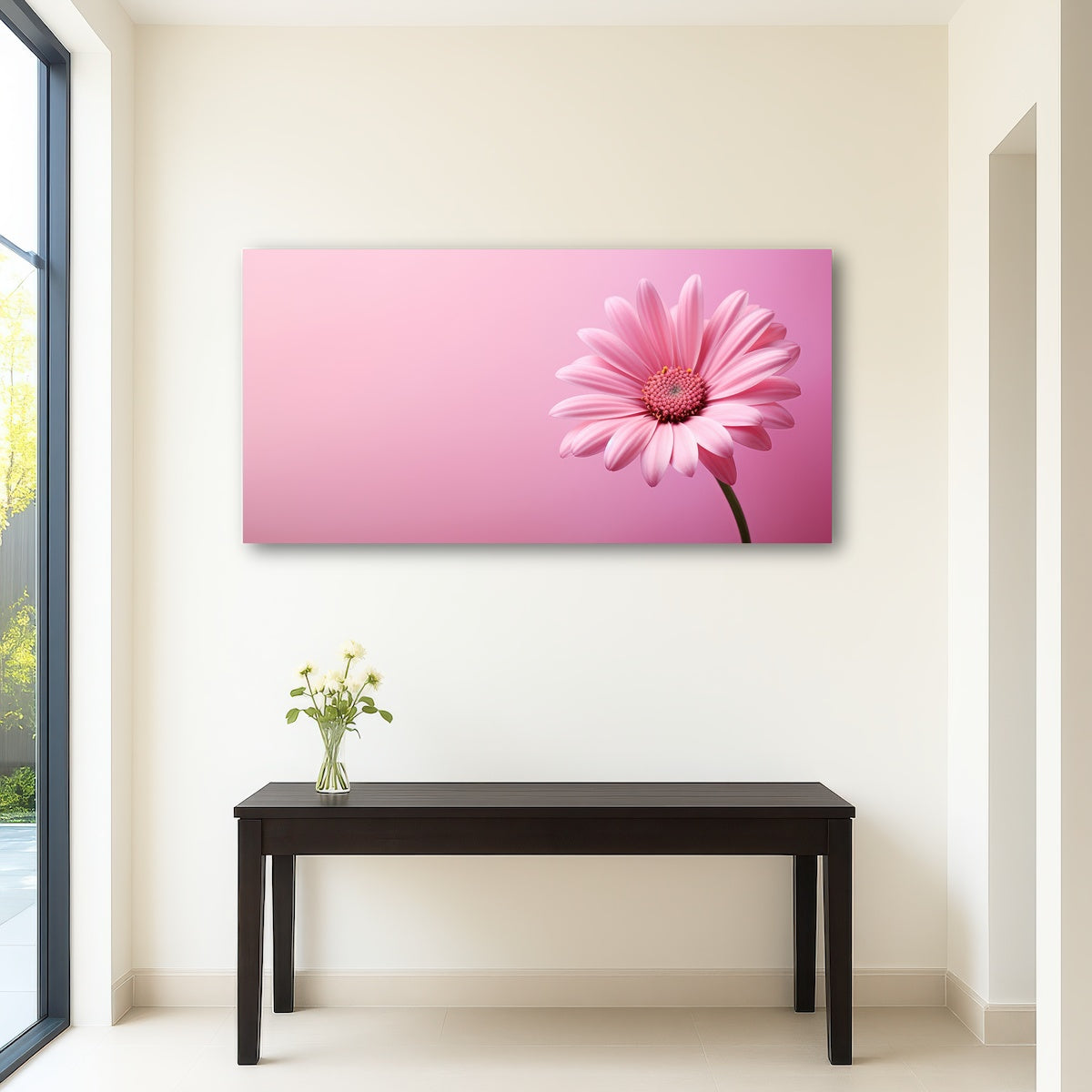 AUTO-MOCKUP ROOM | Pink Sunflower