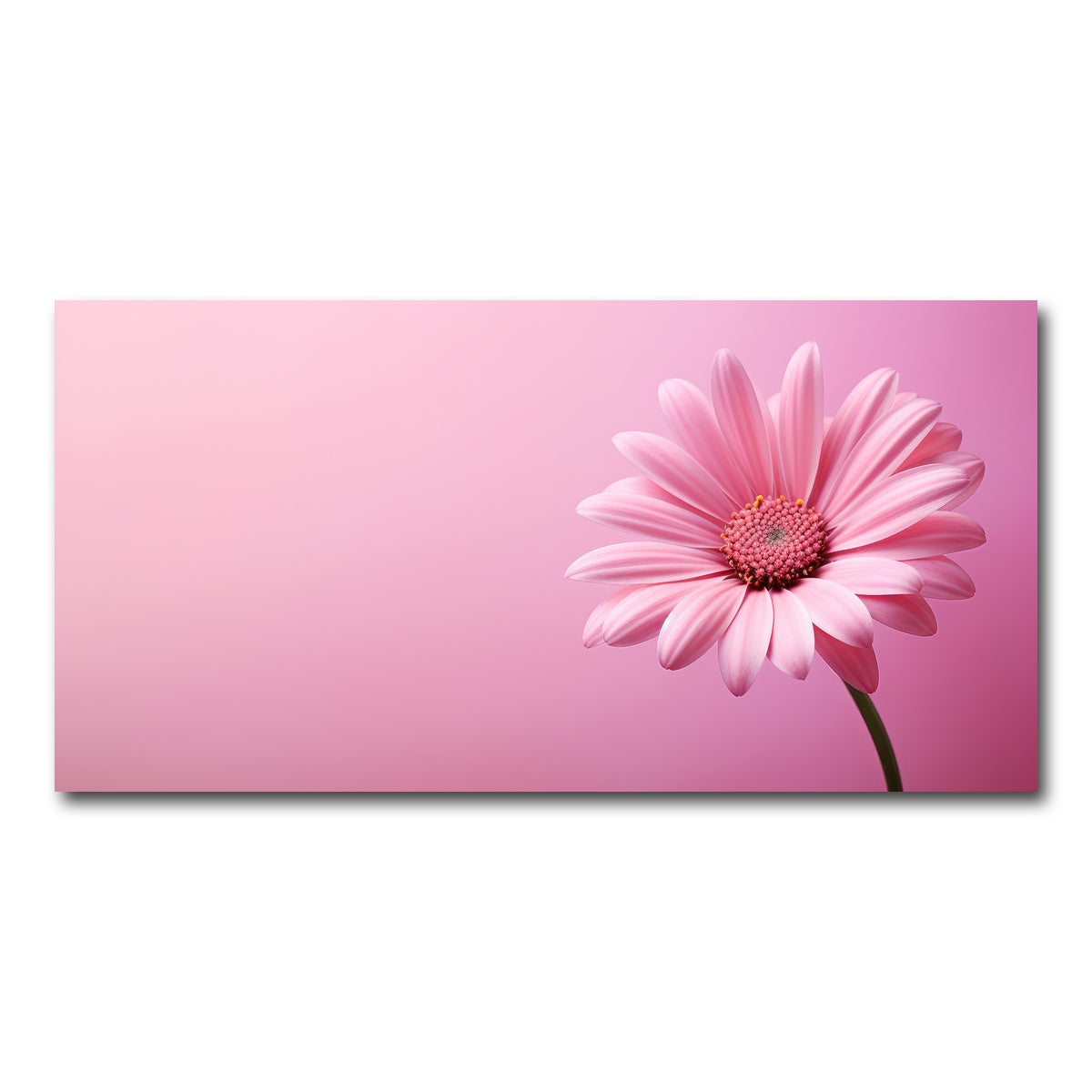 AUTO-MOCKUP WHITE | Pink Sunflower | 1 Piece | Gallery Wrap Canvas | group=2x1