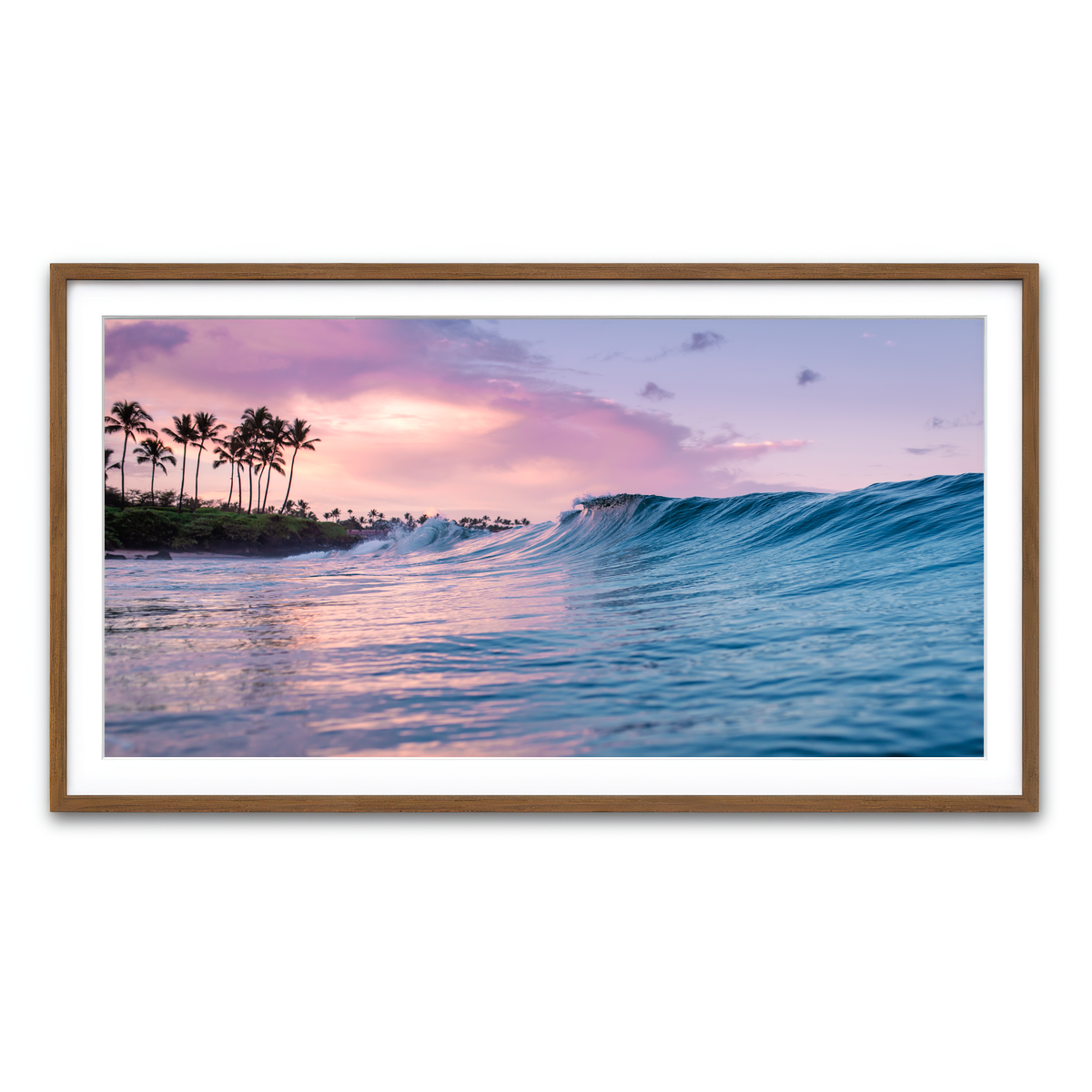 Framed Print 2x1 Walnut