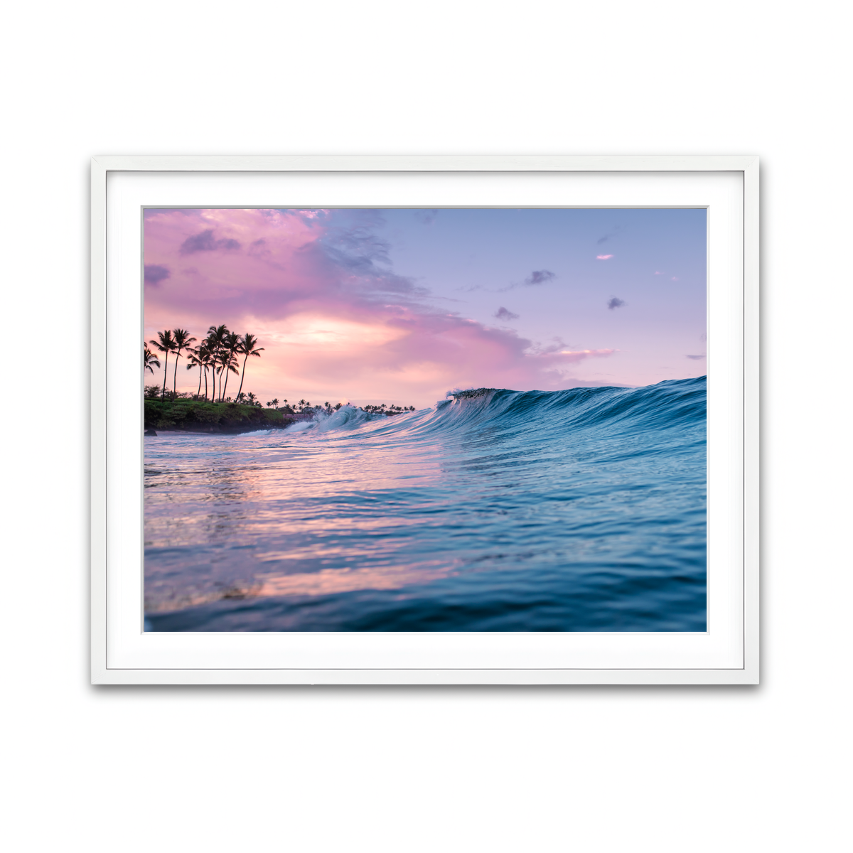 Framed Print 4x3 White