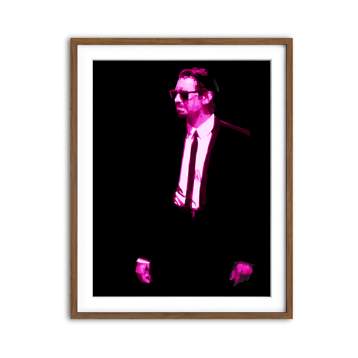 Framed Print 3x4 Walnut