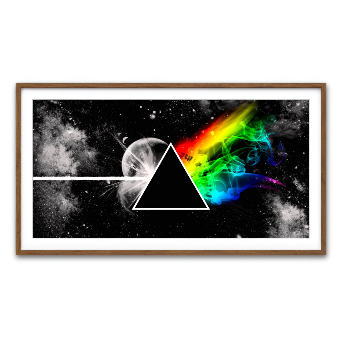 Framed Print 2x1 Walnut