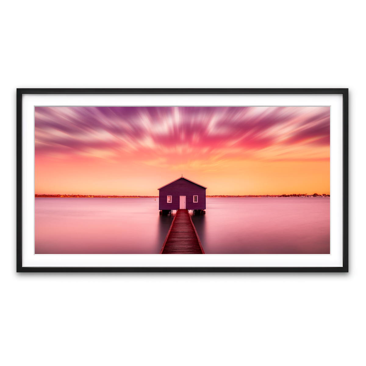 Framed Print 2x1 Black
