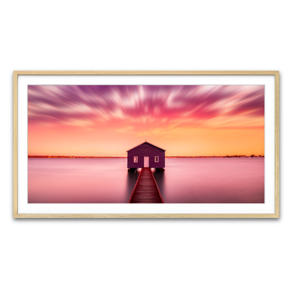 Framed Print 2x1 Natural
