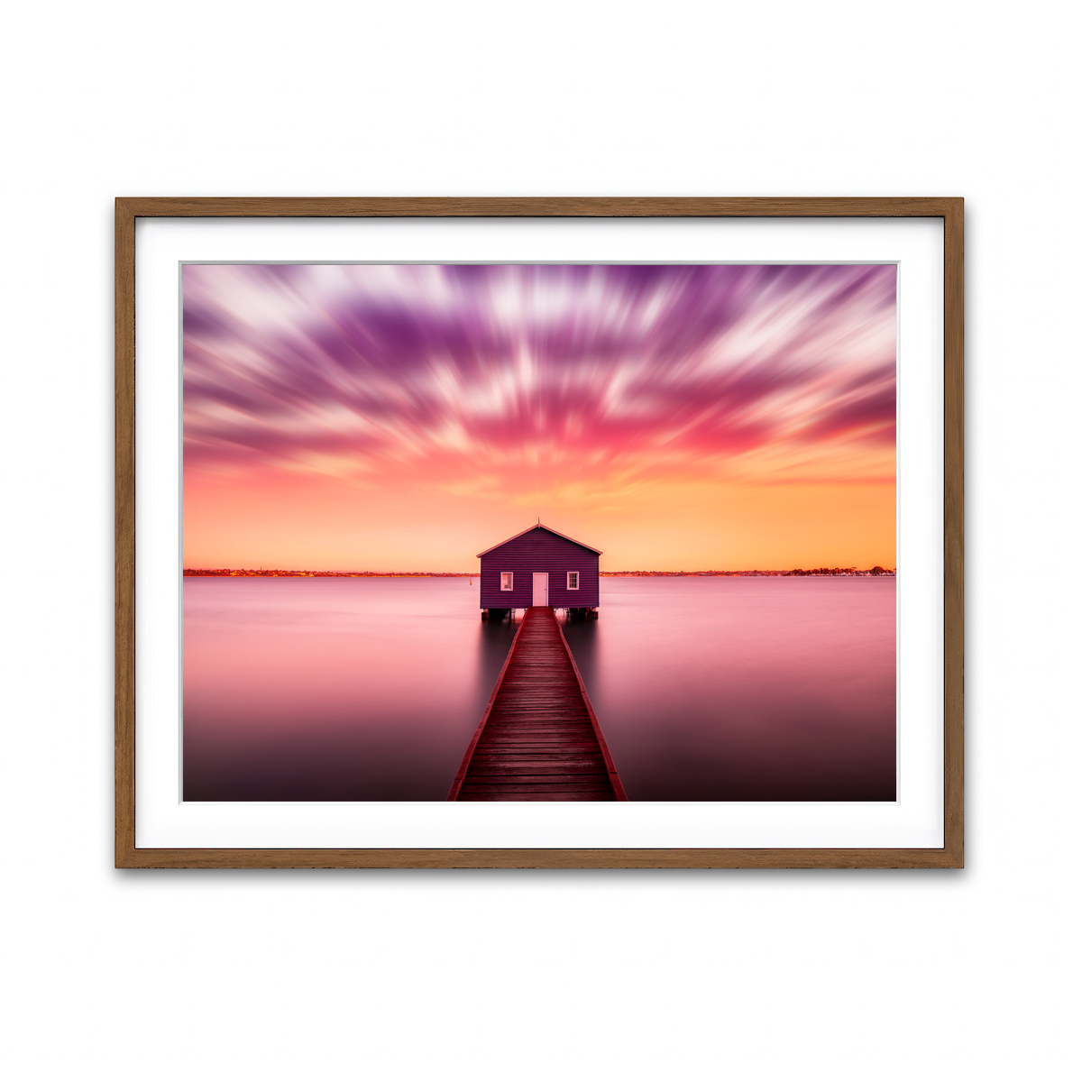 Framed Print 4x3 Walnut