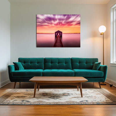 AUTO-MOCKUP ROOM | Pink lake house