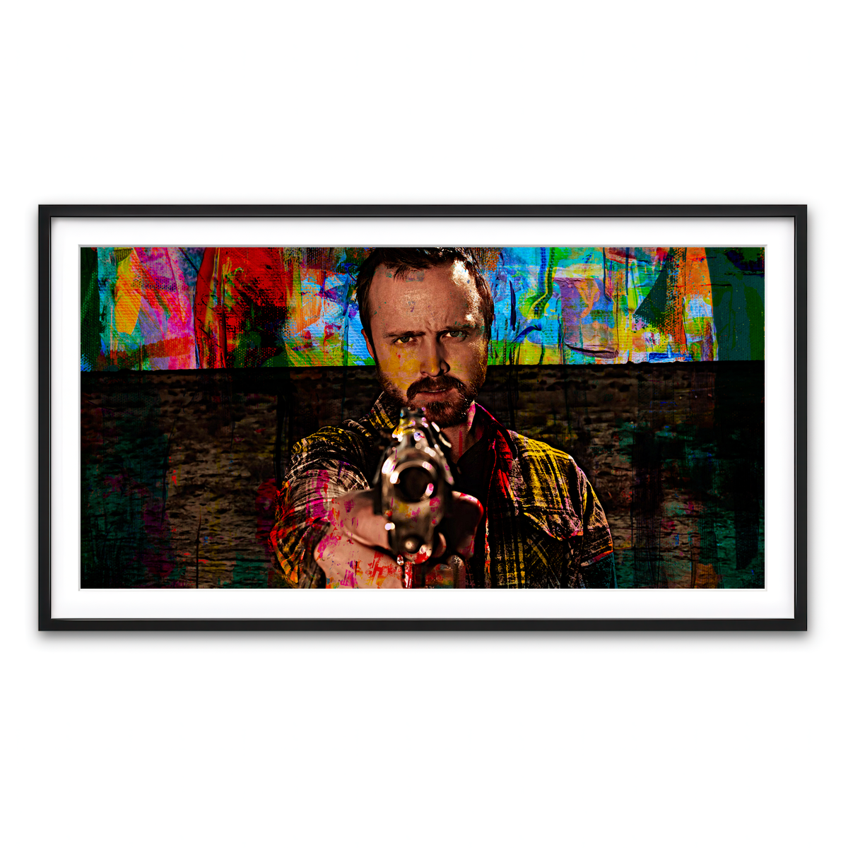 Framed Print 2x1 Black