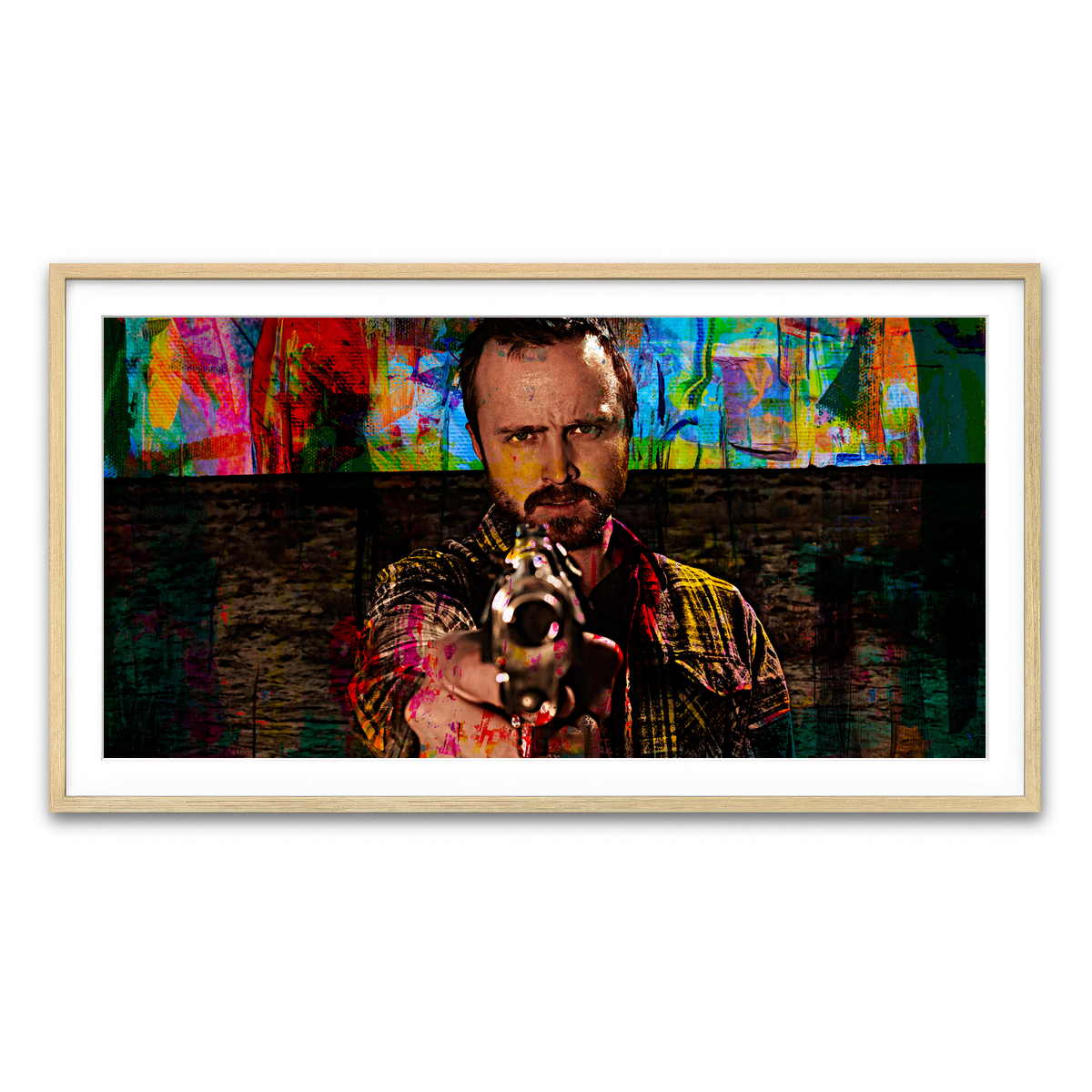 Framed Print 2x1 Natural