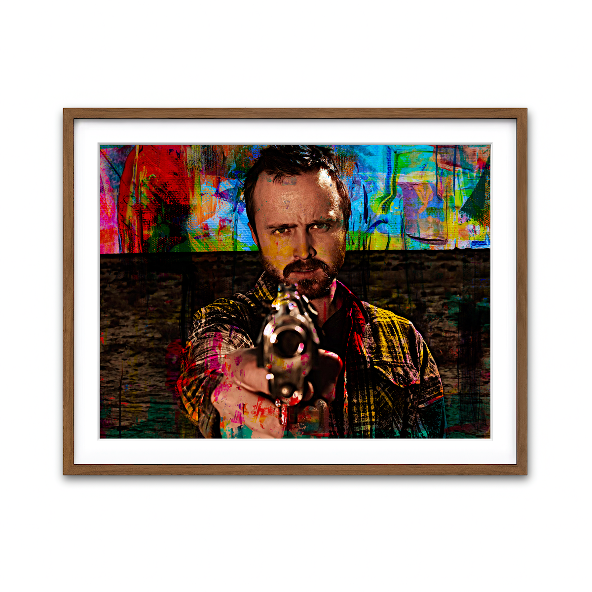 Framed Print 4x3 Walnut