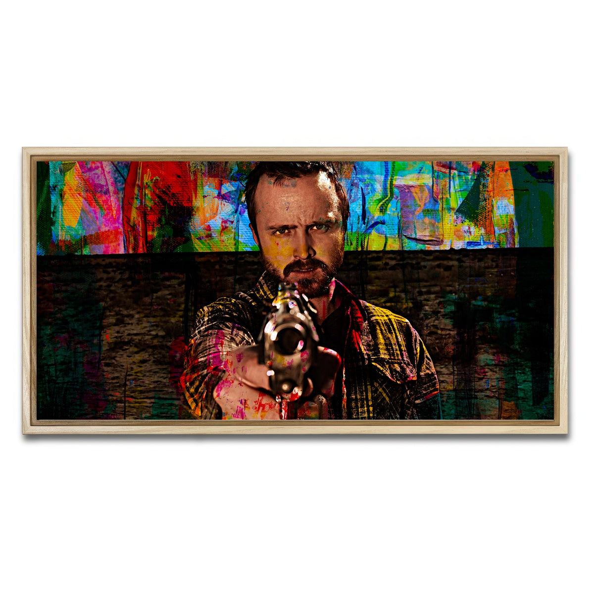 AUTO-MOCKUP WHITE | Pinkman | 1 Piece | Natural Framed Canvas | group=2x1