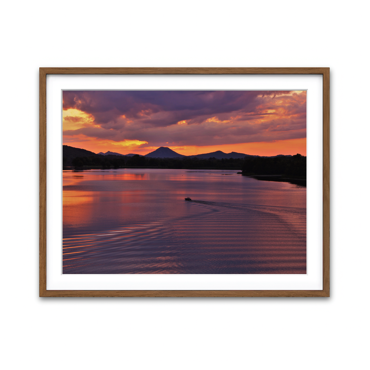 Framed Print 4x3 Walnut