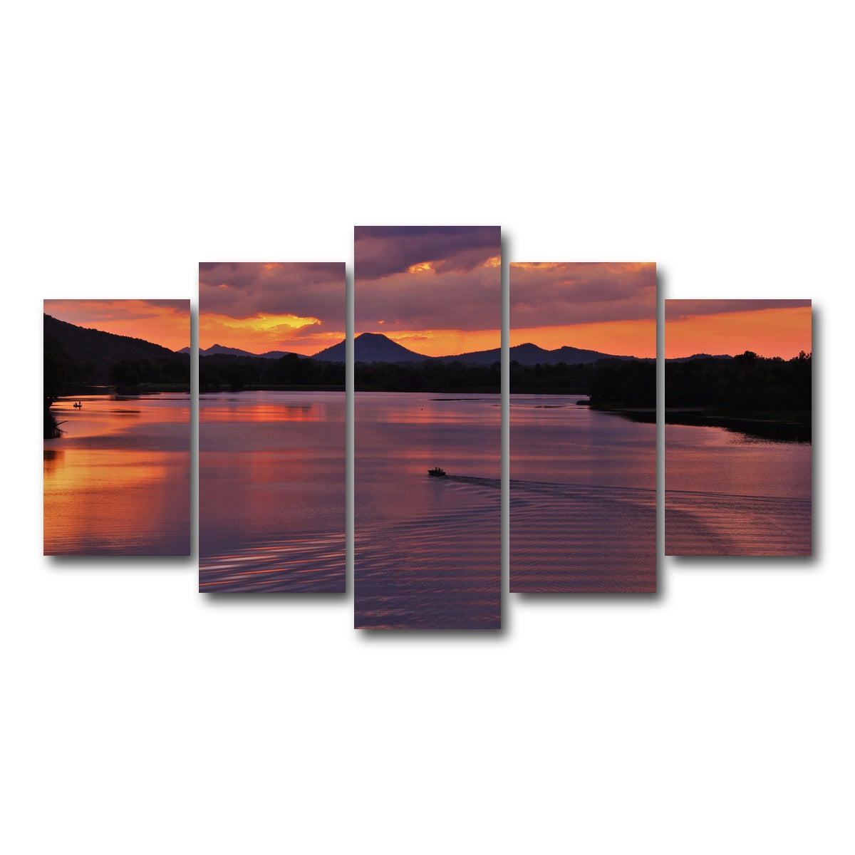 AUTO-MOCKUP WHITE | Pinnacle Mountain | 5 Piece | Gallery Wrap Canvas | group=5_normal