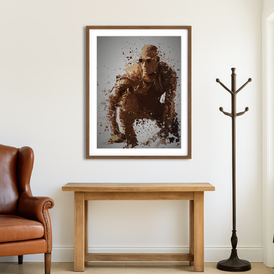 AUTO-MOCKUP ROOM | Pitch Black Wall Art