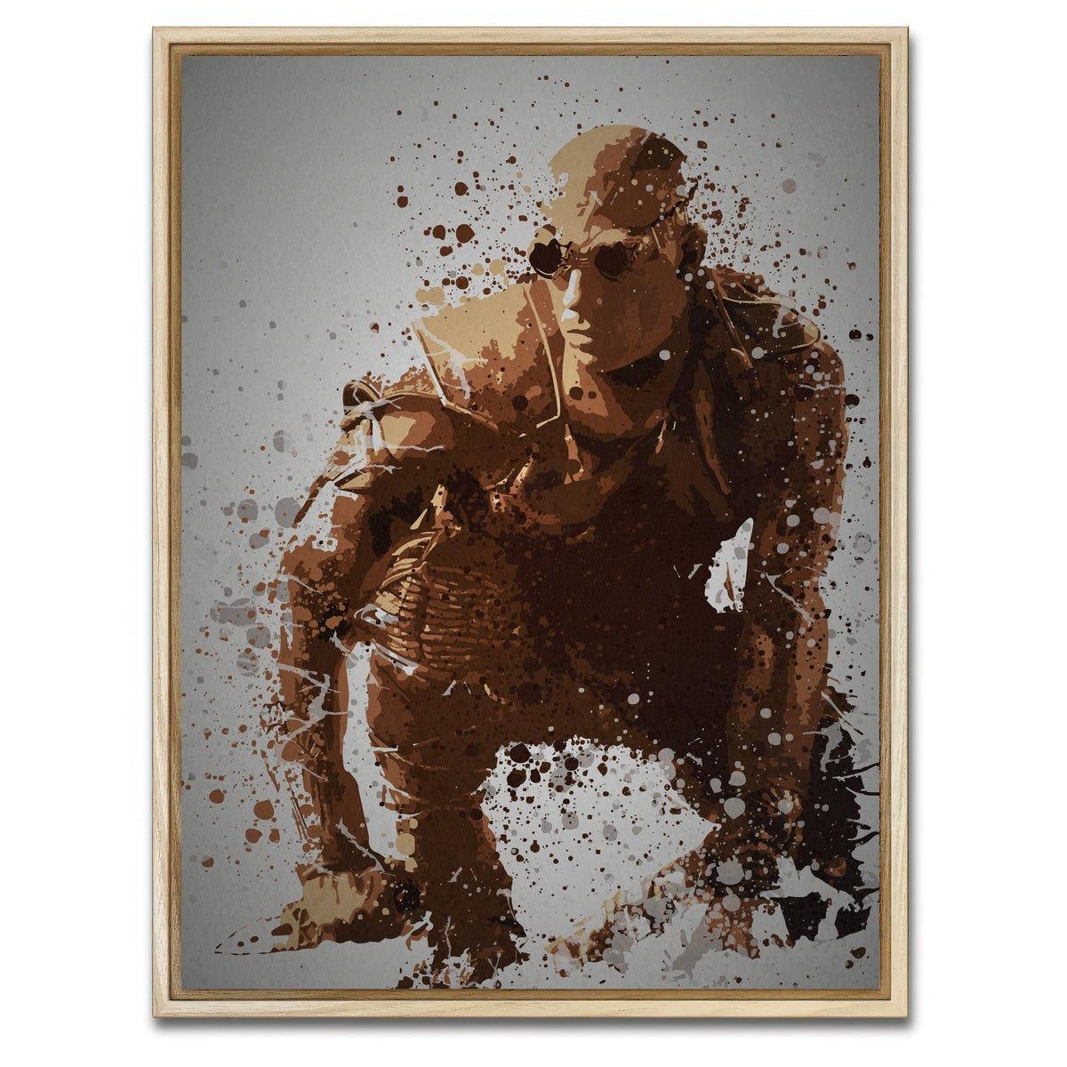 AUTO-MOCKUP WHITE | Pitch Black | 1 Piece | Natural Framed Canvas | group=3x4