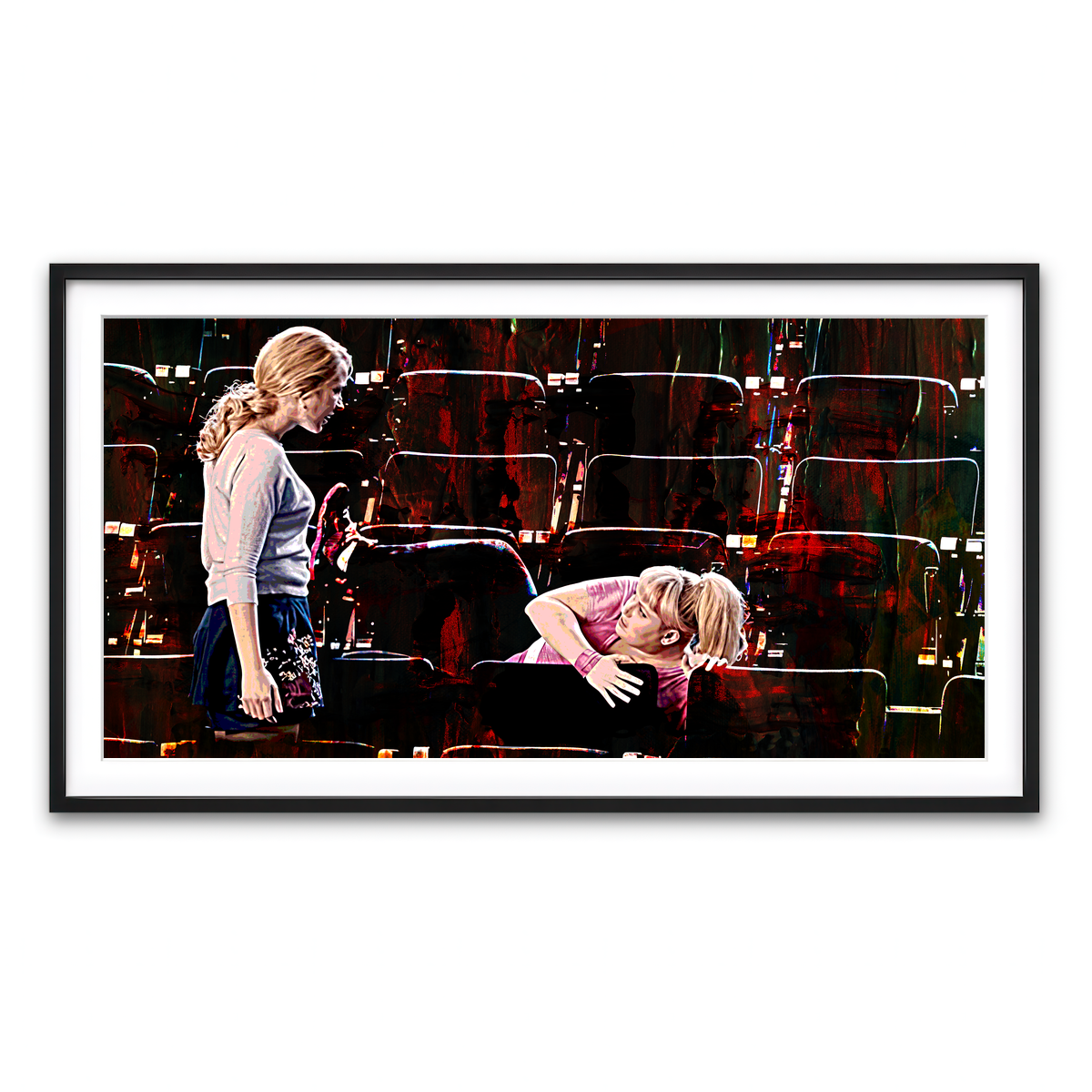 Framed Print 2x1 Black