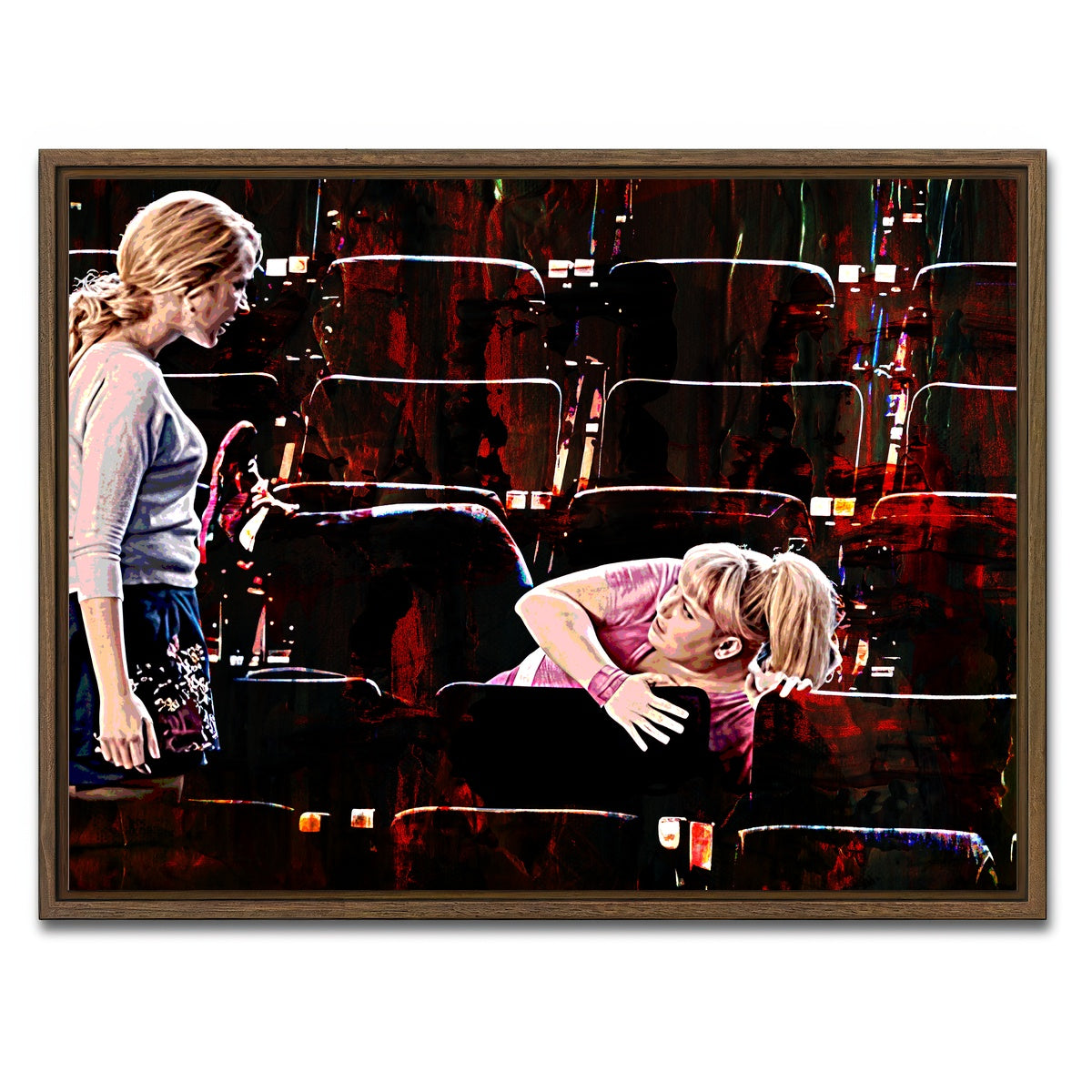 AUTO-MOCKUP WHITE | Pitch Perfect Workout | 1 Piece | Walnut Framed Canvas | group=4x3