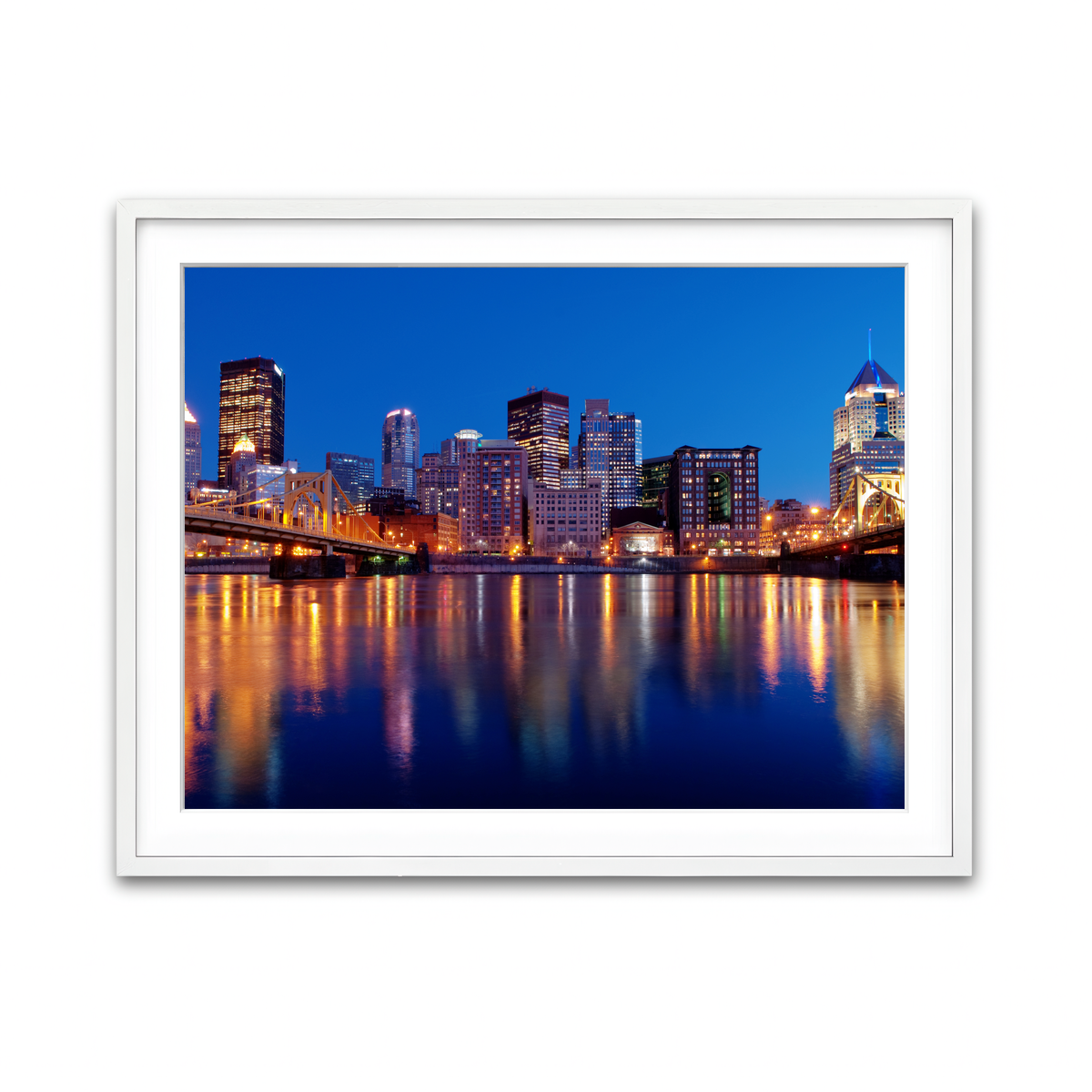 Framed Print 4x3 White