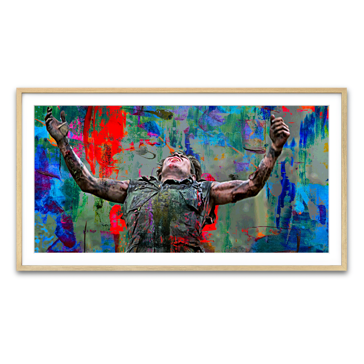 Framed Print 2x1 Natural