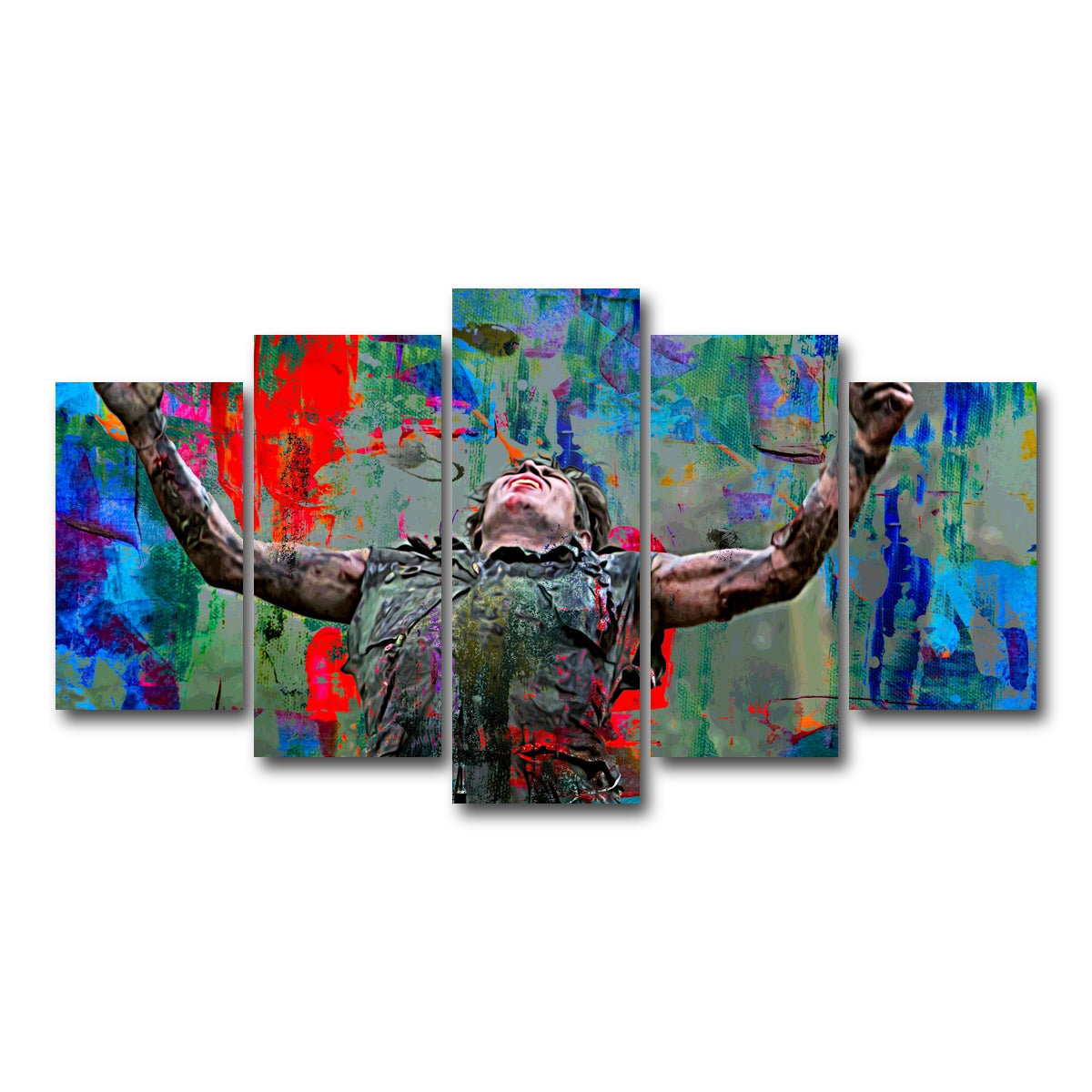 AUTO-MOCKUP WHITE | Platoon | 5 Piece | Gallery Wrap Canvas | group=5_normal