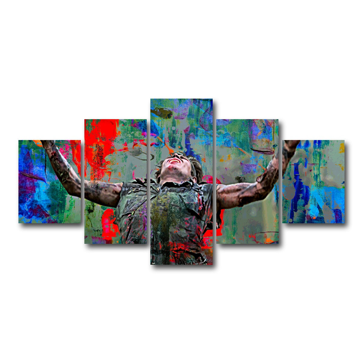 AUTO-MOCKUP WHITE | Platoon | 5 Piece | Gallery Wrap Canvas | group=5_short