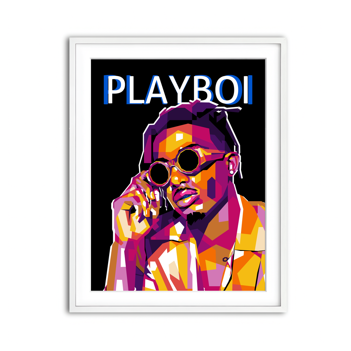 Framed Print 3x4 White