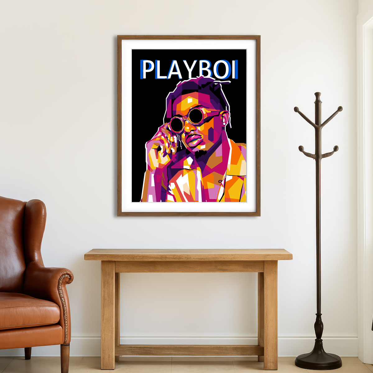 AUTO-MOCKUP ROOM | Playboi Carti Wall Art