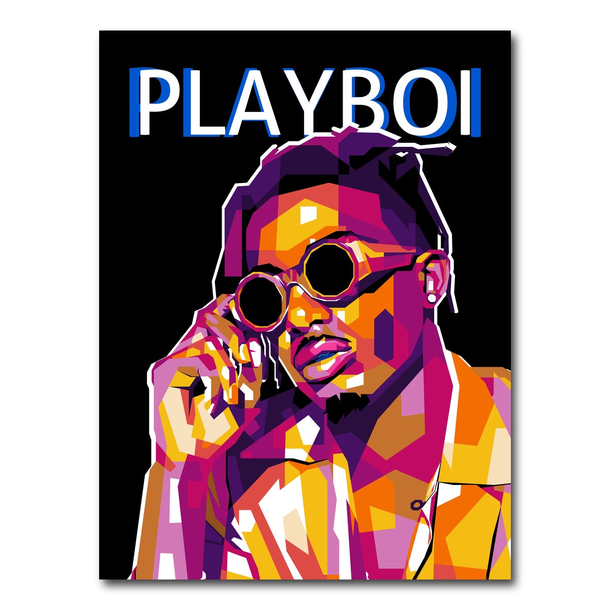 AUTO-MOCKUP WHITE | Playboi Carti | 1 Piece | Gallery Wrap Canvas | group=3x4