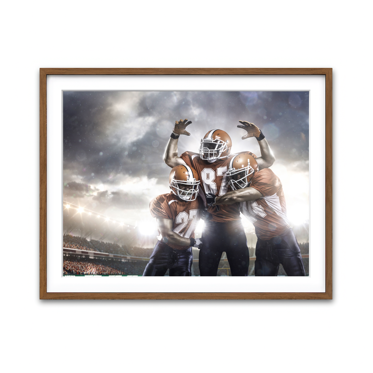 Framed Print 4x3 Walnut