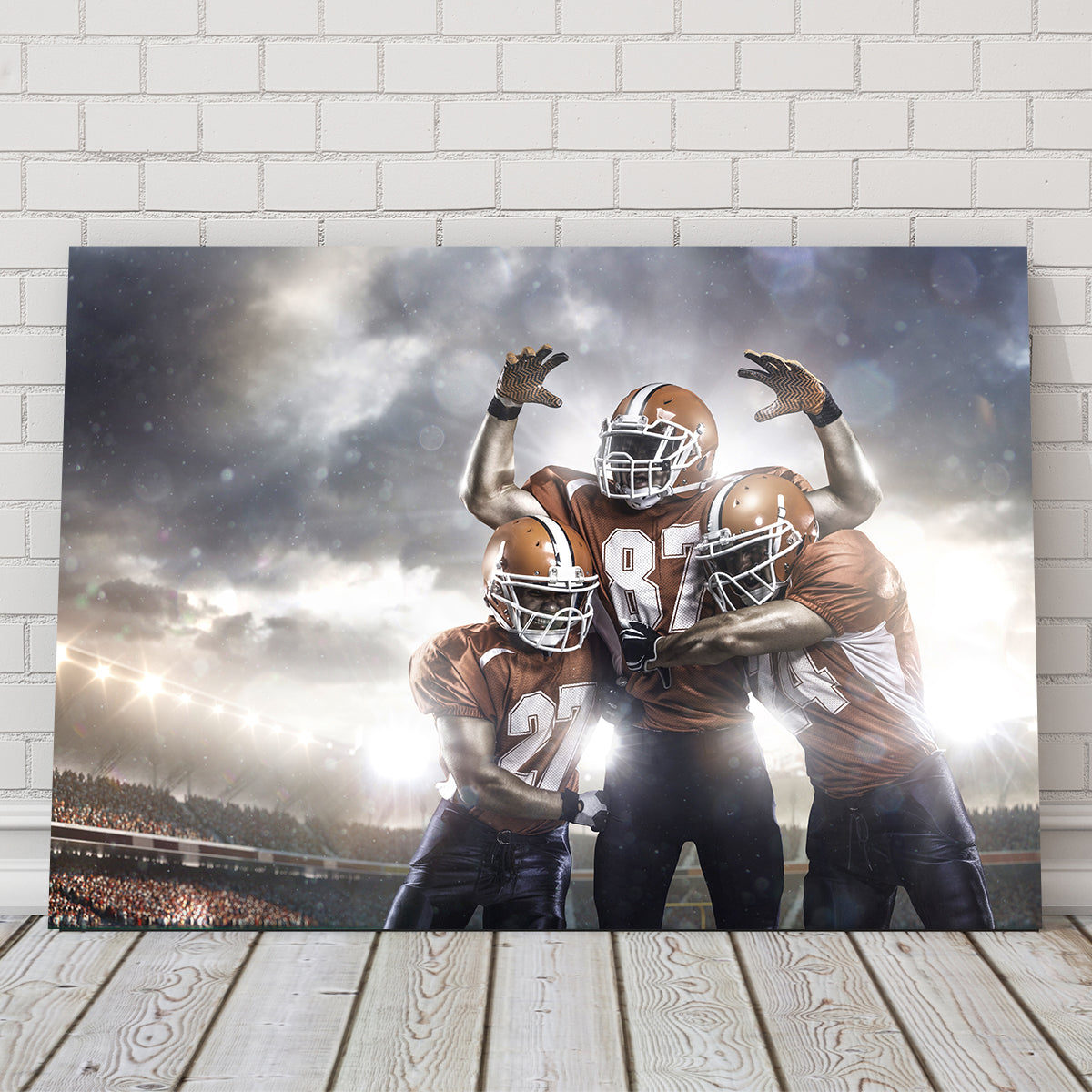 Players in Action Wall Art