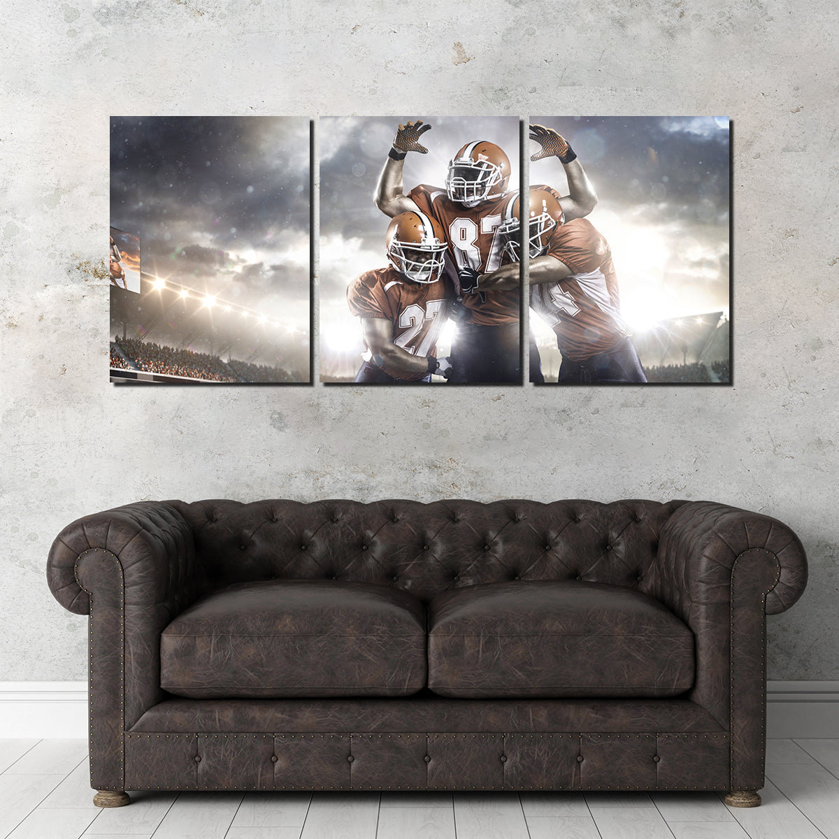 Players in Action Wall Art